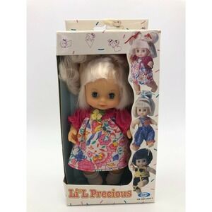 VINTAGE LI'L PRECIOUS BABY DOLL BY CITITOY NEW IN BOX 1990 FLORAL DRESS